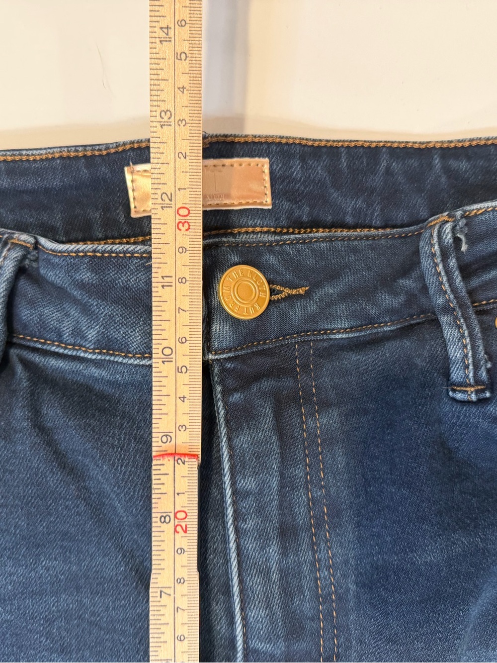 Kut from the Kloth Charlize Cigarette Leg Dark Blue Jeans size 12 - Picture 7 of 7